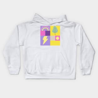 Abstract cute summer Kids Hoodie